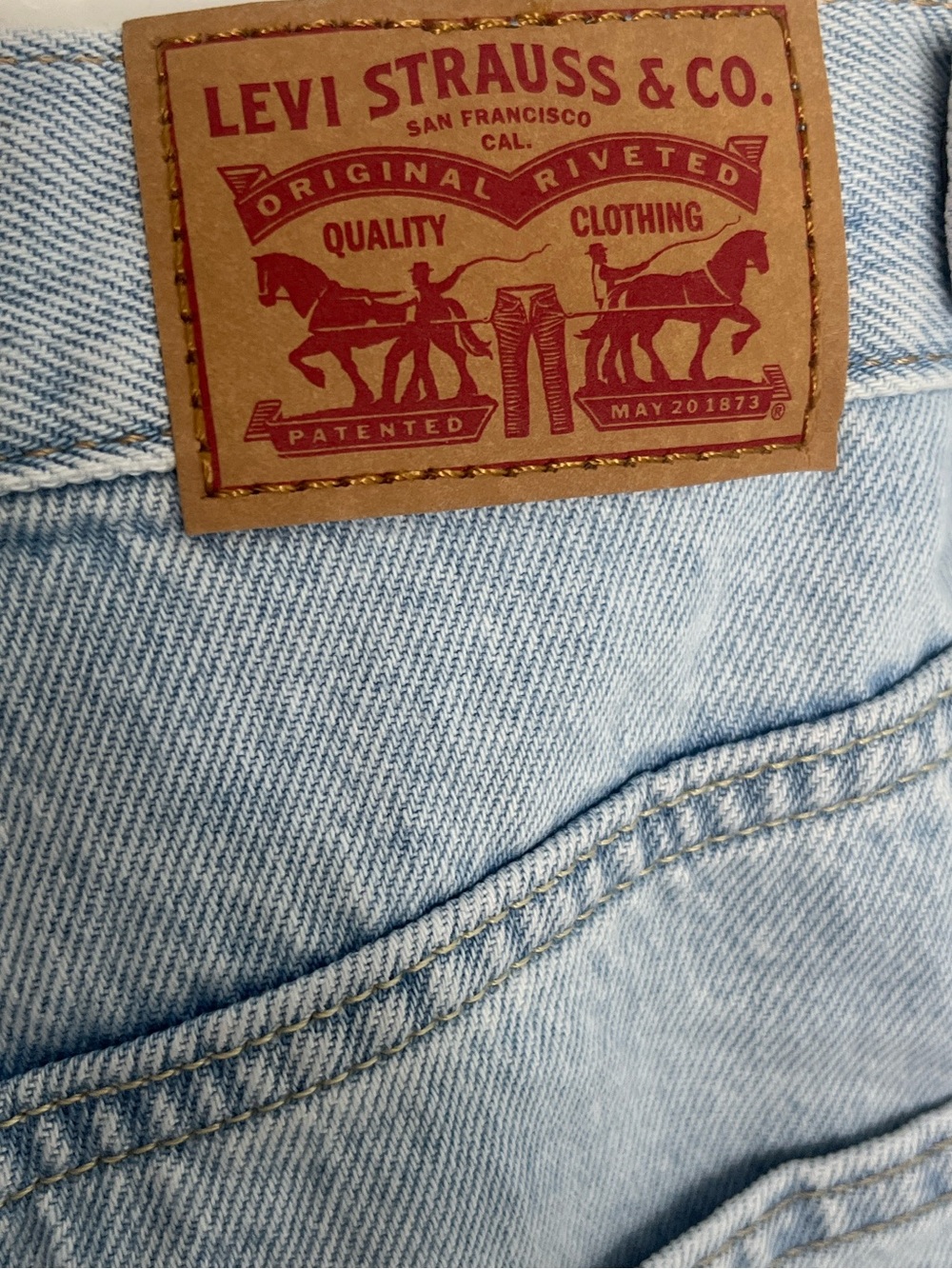 Levi's Womens Cinch Short Size 30 - Picture 6 of 8